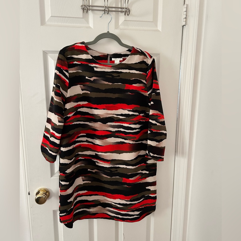 H&M Women’s 14 multicolor Midi Dress